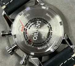 Relógio Orient Solartech Cronógrafo MBSCC072 Safira Couro | Taniguchi Relógios - imagem 6