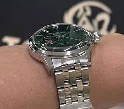 Seiko Presage Automático Cocktail time SSA441J1 open heart Grasshoper - imagem 3