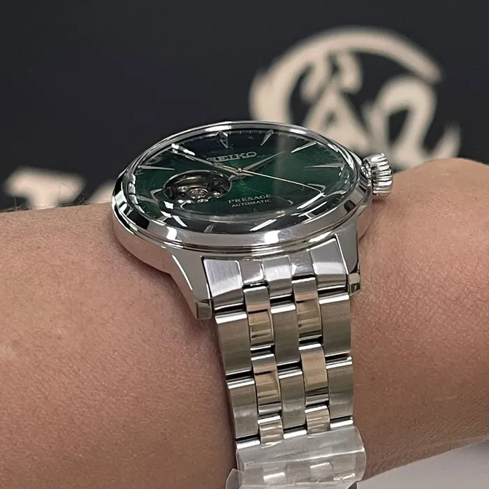Seiko Presage Automático Cocktail time SSA441J1 open heart Grasshoper
