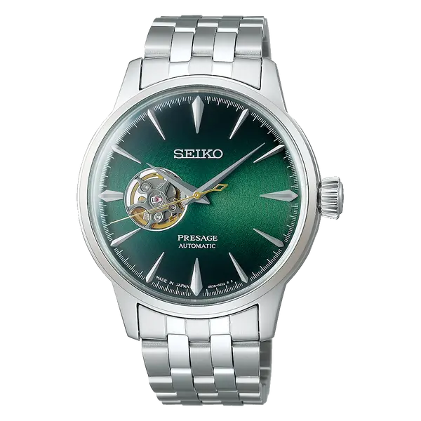 Seiko Presage Automático Cocktail time SSA441J1 open heart Grasshoper