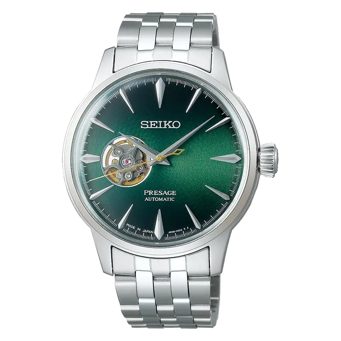 Seiko Presage Automático Cocktail time SSA441J1 open heart Grasshoper