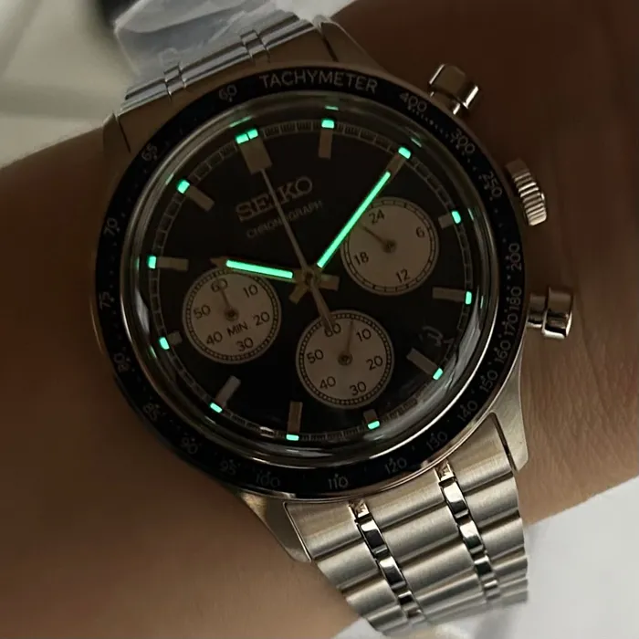 Relógio Seiko Quartz Chronograph SSB477B1 Azul Cronógrafo Original | Taniguchi Relógios