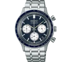 Relógio Seiko Quartz Chronograph SSB477B1 Azul Cronógrafo Original | Taniguchi Relógios - imagem 1