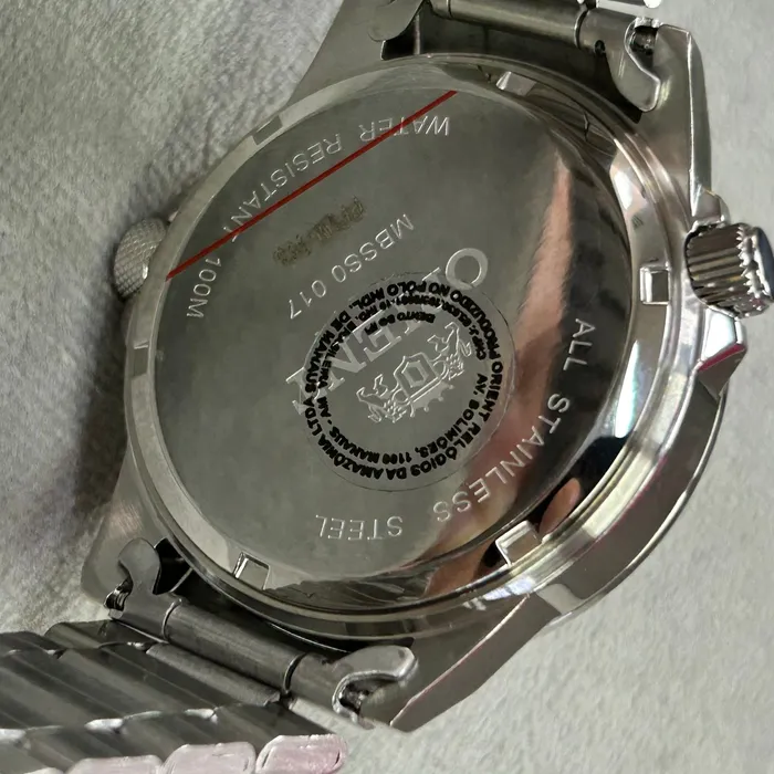 Relógio Orient Solartech NeoSports MBSS0017 Prata 100m Original | Taniguchi Relógios