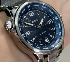Relógio Orient Solartech NeoSports MBSS0017 Prata 100m Original | Taniguchi Relógios - imagem 3
