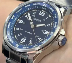 Relógio Orient Solartech NeoSports MBSS0017 Prata 100m Original | Taniguchi Relógios - imagem 4