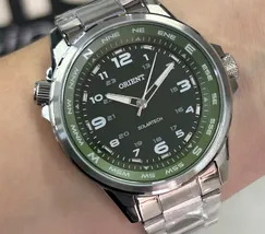 Relógio Orient Solartech NeoSports MBSS0017 Prata 100m Original | Taniguchi Relógios - imagem 1