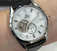 Relógio Orient Contemporary Open Heart RA-AR0004S30B Safira Original | Taniguchi Relógios - imagem 1