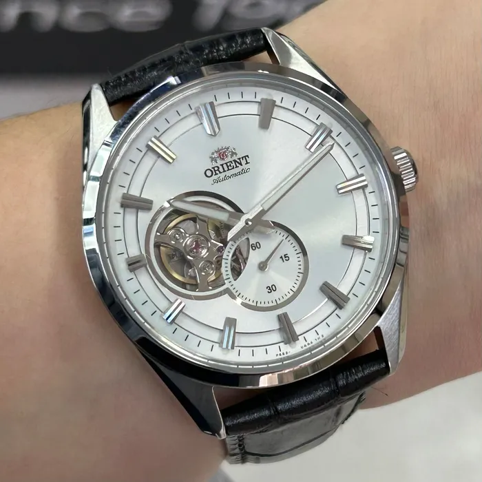 Relógio Orient Contemporary Open Heart RA-AR0004S30B Safira Original | Taniguchi Relógios