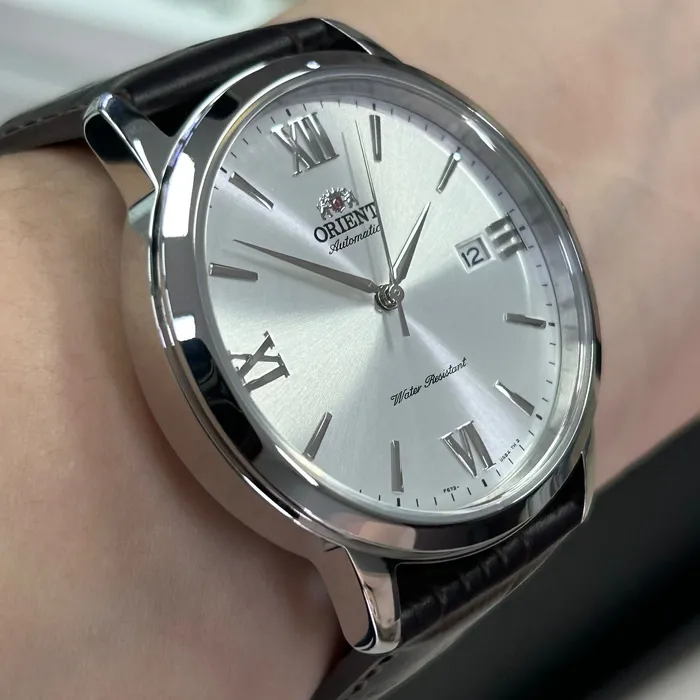 Relógio Orient Symphony IV Automático RA-AC0F12S30B Safira Original | Taniguchi Relógios