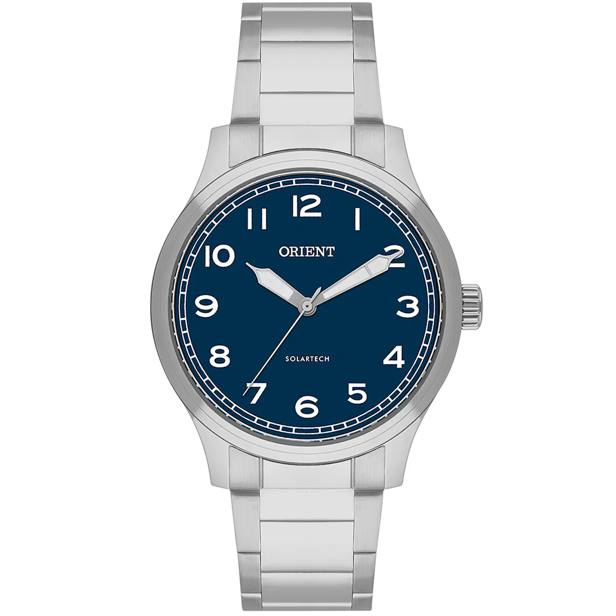 Relógio Orient Solartech NeoSports MBSS0018 Prata 100m Original