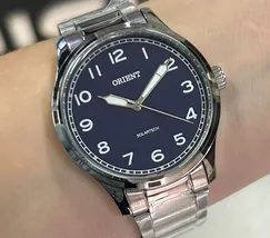 Relógio Orient Solartech NeoSports MBSS0018 Prata 100m Original | Taniguchi Relógios - imagem 1