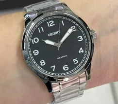 Relógio Orient Solartech NeoSports MBSS0018 Prata 100m Original | Taniguchi Relógios - imagem 1