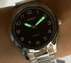 Relógio Orient Solartech NeoSports MBSS0018 Prata 100m Original | Taniguchi Relógios - imagem 5