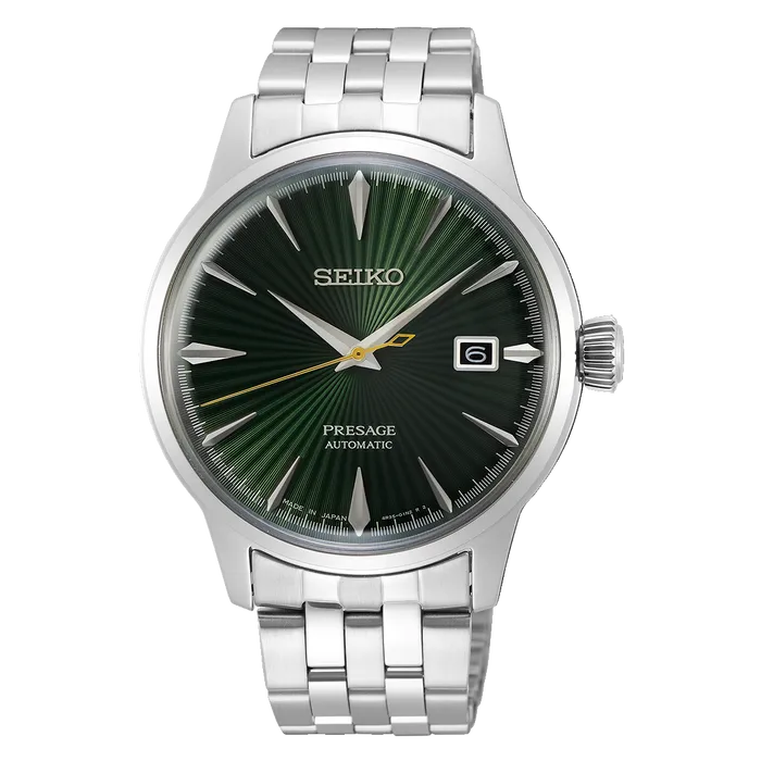 Seiko Presage Cocktail Time SRPE15J1 Mockingbird Verde | Taniguchi Relógios