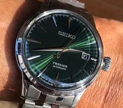 Seiko Presage Cocktail Time SRPE15J1 Mockingbird Verde | Taniguchi Relógios - imagem 1