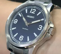 Relógio Orient Solartech NeoSports MBSS0019 Prata 100m Original | Taniguchi Relógios - imagem 4