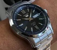 Relógio Seiko 5 Sports SNKP17 Verde Automático 100m Original | Taniguchi Relógios - imagem 3