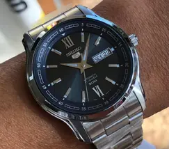 Relógio Seiko 5 Sports SNKP17 Verde Automático 100m Original | Taniguchi Relógios - imagem 5