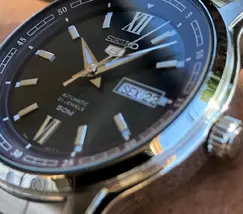 Relógio Seiko 5 Sports SNKP17 Verde Automático 100m Original | Taniguchi Relógios - imagem 4