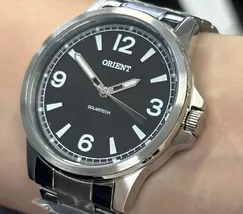Relógio Orient Solartech NeoSports MBSS0019 Prata 100m Original | Taniguchi Relógios - imagem 4