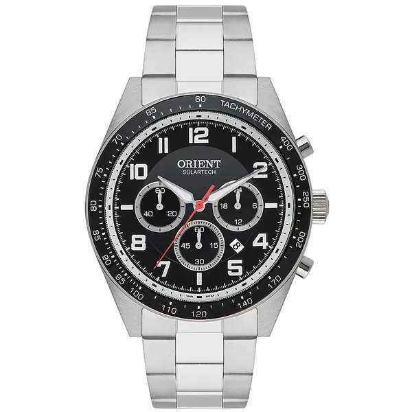 Orient Solartech Cronografo Sports MBSSC250 preto