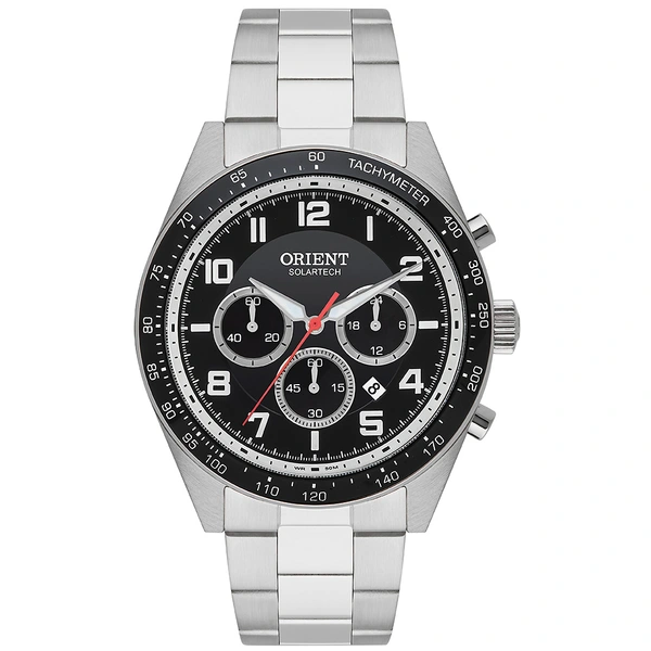 Orient Solartech Cronografo Sports MBSSC250 preto