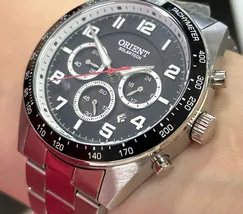 Relógio Orient Solartech Cronógrafo MBSSC250 Prata | Taniguchi Relógios - imagem 4