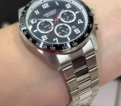 Relógio Orient Solartech Cronógrafo MBSSC250 Prata | Taniguchi Relógios - imagem 5