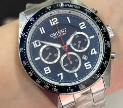 Relógio Orient Solartech Cronógrafo MBSSC250 Prata | Taniguchi Relógios - imagem 1