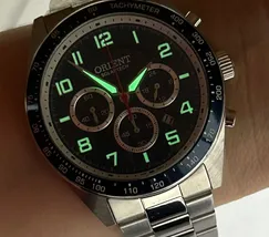 Relógio Orient Solartech Cronógrafo MBSSC250 Prata | Taniguchi Relógios - imagem 6