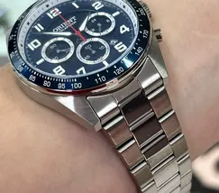 Relógio Orient Solartech Cronógrafo MBSSC250 Prata | Taniguchi Relógios - imagem 5