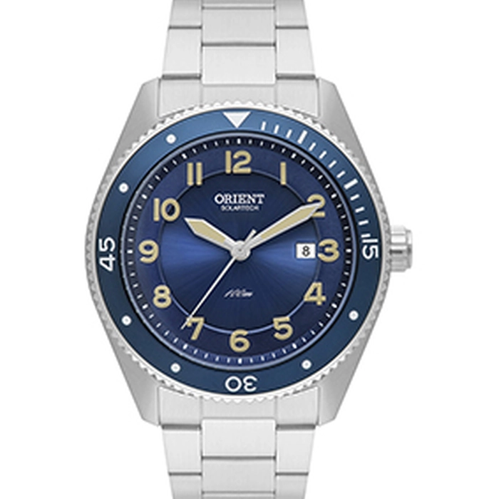 Relógio Orient Solartech Masculino MBSS0010 Prata | Taniguchi Relógios