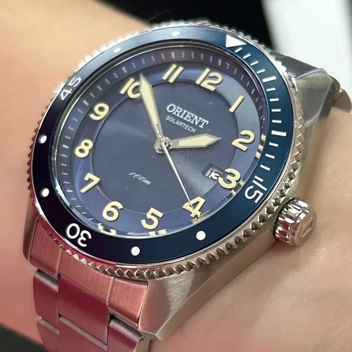 Relógio Orient Solartech Masculino MBSS0010 Prata | Taniguchi Relógios