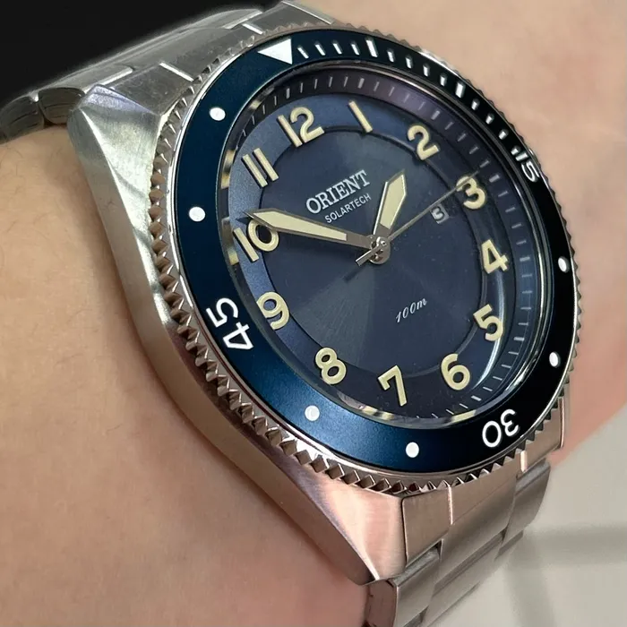 Relógio Orient Solartech Masculino MBSS0010 Prata | Taniguchi Relógios
