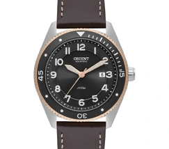 Relógio Orient Solartech Masculino MBSC0006 Prata Couro | Taniguchi Relógios - imagem 2
