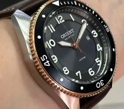Relógio Orient Solartech Masculino MBSC0006 Prata Couro | Taniguchi Relógios - imagem 3
