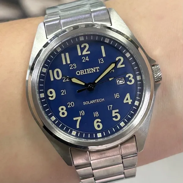 Orient Solartech Clássico MBSS1492 Azul