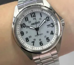 Relógio Orient Solartech MBSS1492-B2SX Branco 40mm 100m | Taniguchi Relógios - imagem 1