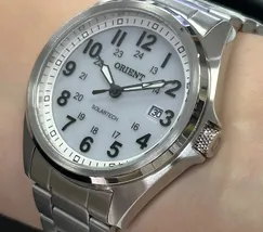 Relógio Orient Solartech MBSS1492-B2SX Branco 40mm 100m | Taniguchi Relógios - imagem 4