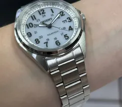 Relógio Orient Solartech MBSS1492-B2SX Branco 40mm 100m | Taniguchi Relógios - imagem 5