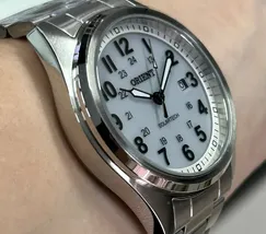 Relógio Orient Solartech MBSS1492-B2SX Branco 40mm 100m | Taniguchi Relógios - imagem 3