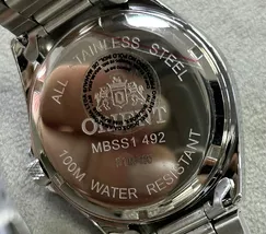 Relógio Orient Solartech MBSS1492-B2SX Branco 40mm 100m | Taniguchi Relógios - imagem 7