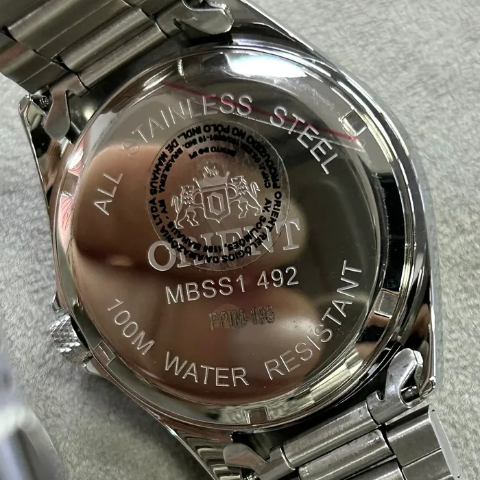 Relógio Orient Solartech MBSS1492-B2SX Branco 40mm 100m | Taniguchi Relógios