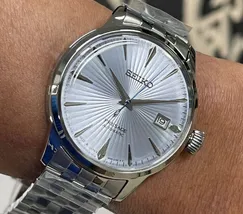 Seiko Presage Cocktail Time SRPE19 Skydiving Azul Glacial | Taniguchi Relógios - imagem 1