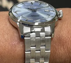 Seiko Presage Cocktail Time SRPE19 Skydiving Azul Glacial | Taniguchi Relógios - imagem 4