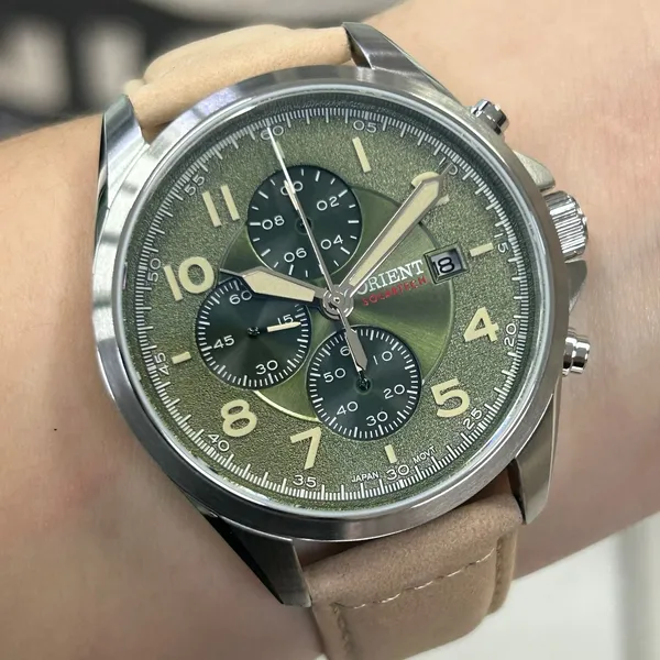 Orient Solartech Cronografo Sports Land MBSCC071 verde