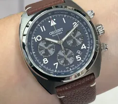Relógio Orient Solartech Cronógrafo MBSCC069 Prata | Taniguchi Relógios - imagem 1