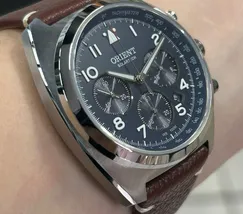 Relógio Orient Solartech Cronógrafo MBSCC069 Prata | Taniguchi Relógios - imagem 3