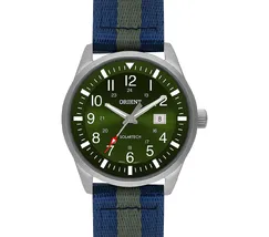 Relógio Orient Solartech MBSS1453 Prata Verde Troca Pulseira | Taniguchi Relógios - imagem 6